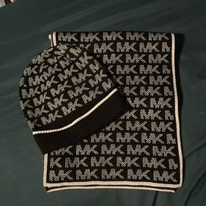 Michael Kors Hat and Scarf Set
